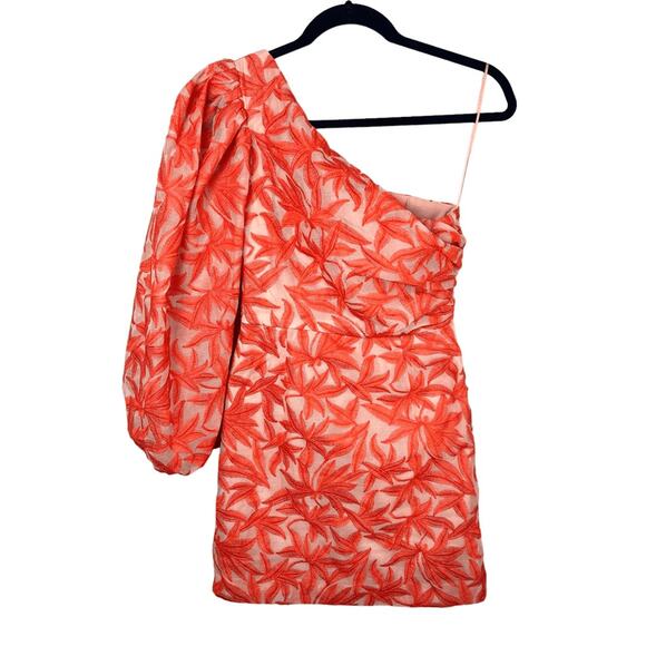 KEEPSAKE THE LABEL Parallel One-Shoulder Puff Sleeve Mini Dress Sz XS - Picture 4 of 9